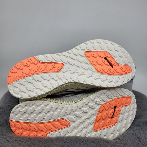 New Adidas 4DFWD 2 'Grey Beam Orange' Women's Running Shoes Size 7.5 - Picture 7 of 7